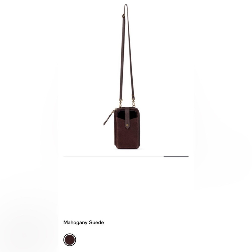 The Sak Chocolate Brown Suede Crossbody Bag - Picture 9 of 12
